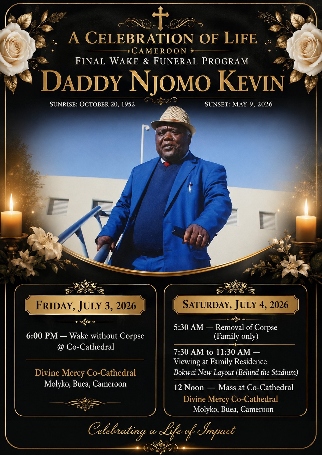Njomo Kevin — Veteran Sports Journalist — 1